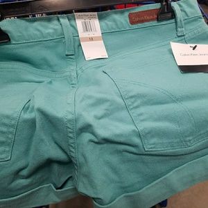 Calvin Klein teal shorts
